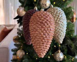 Festivity: Autumn Pinecone Decoration | Set of 3
