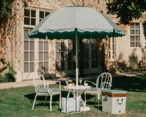 Business Pleasure: Business & Pleasure | Patio Umbrella | Rivie Green