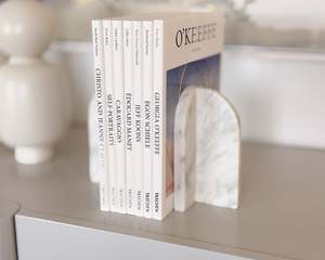 Homeobject: Sage Onyx Bookends