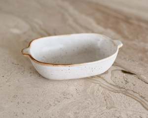 Homeobject: Florence Ceramic Small Dish | Natural