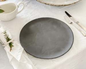 Eco Home: Basalt Slate Plate | Matte Black