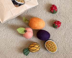 Child: Felted Fruit Salad Set