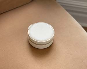 Round Jewellery Box | Bone