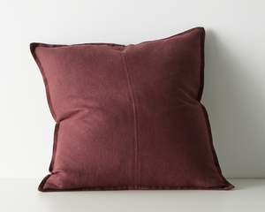 Cushions Throws: Como Cushion | Garnet