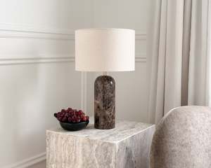 Furniture: Varazze Marble Table Lamp
