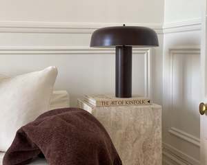 Lights: Ombrelle Table Lamp | Burgundy