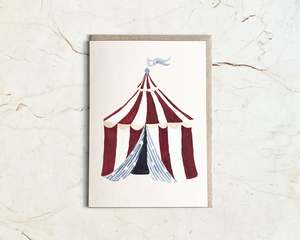 Books: Circus Tent Card
