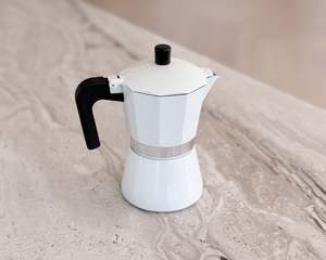 Stovetop Espresso Maker | Ivory
