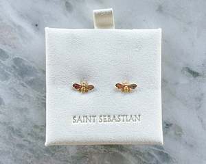 Parfum Jewellery: Saint Sebastian | French Bee Stud | Gold