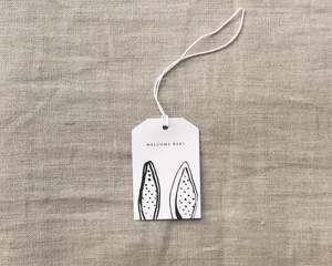 Baby Bunny Ears Gift Tag