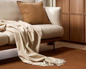 Homeobject: Mosman Throw | Oyster