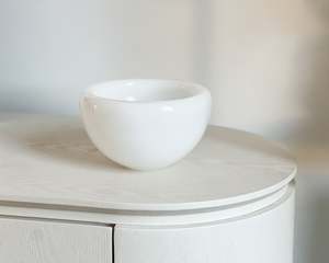 Homeobject: Fulvio Bowl | Enamel White