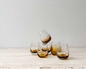 Table: Shot Glasses | Amber | Set of 6