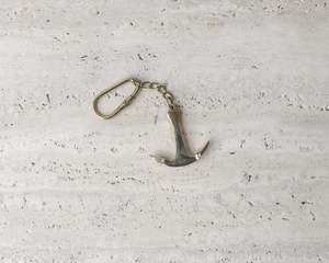 Brass Keychain | Anchor