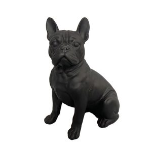 Birds: Black frenchie dog ornament
