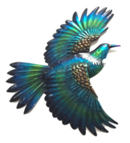 Wall Art: Tui in flight metal wall art