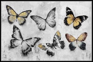 Canvas Art: Butterflies Canvas Art Print