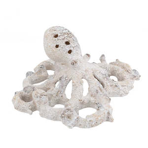 Homewares: White coral look octopus