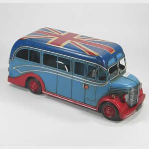 Transport Ornaments: Union Jack Bus