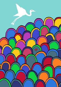 Art Print A4 Assorted: Kotuku