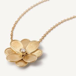 Marco Bicego Petali 18k Gold Diamond Necklace Short