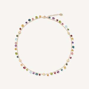 Marco Bicego Gemstones: Marco Bicego Africa 18k Gold and Gemstone Single-Strand Necklace
