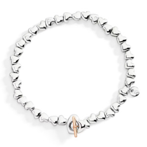 Dodo Love: Dodo Heart Bracelet in Sterling Silver