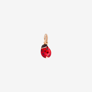 Dodo Nature: DoDo Ladybug Charm Enamel and Rose Gold