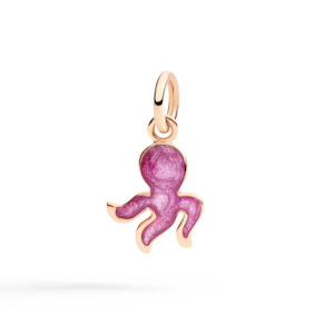Dodo Nature: DoDo Octopus Charm in Purple Mother of Pearl Enamel