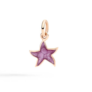 DoDo Charm Starfish in purple Mother of Pearl Enamel