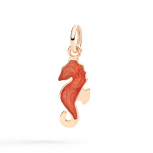 DoDo Charm Seahorse in Mother of Pearl Enamel