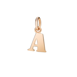 Dodo Letters: DoDo Charm Letter A Rose Gold