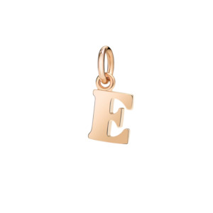 Dodo Letters: DoDo Charm Letter E Rose Gold