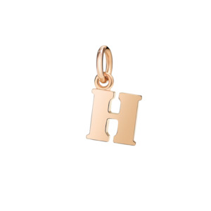 Dodo Letters: DoDo Charm Letter H Rose Gold