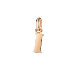 Dodo Letters: DoDo Charm Letter I Rose Gold