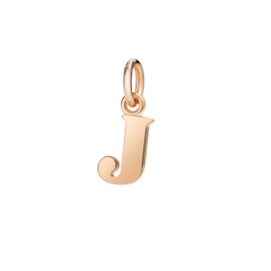 Dodo Letters: DoDo Charm Letter J Rose Gold