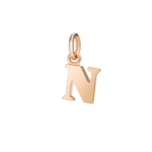 Dodo Letters: Dodo Charm Letter N Rose Gold