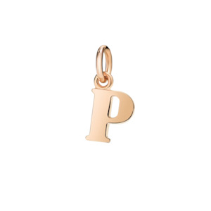 Dodo Letters: DoDo Charm Letter P Rose Gold