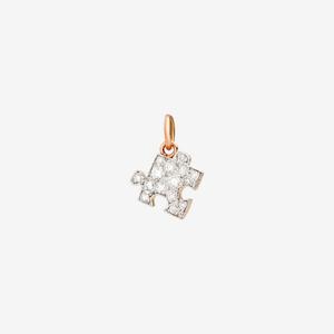 DoDo PUZZLE Charm with White Diamonds