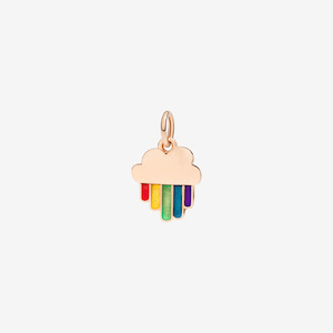 DoDo Charm RAINBOW Rose Gold and Enamels