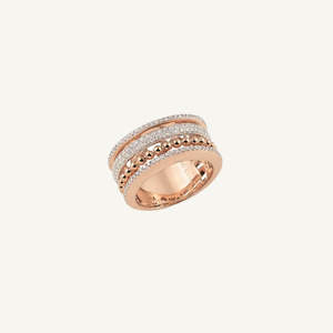 Al Coro Palladio Diamond Ring in 18k Gold