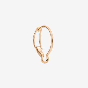 DoDo Hoop Earring ESSENTIALS CHARM Rose Gold Small