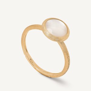 Marco Bicego Rings: Marco Bicego Jaipur 18k Gold Mother of Pearl Classic Small Ring