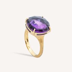 Marco Bicego Jaipur 18k Gold Purple Amethyst Ring - Grande
