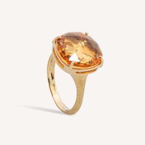 Marco Bicego Rings: Marco Bicego Jaipur 18k Gold Quartz Ring - Grande