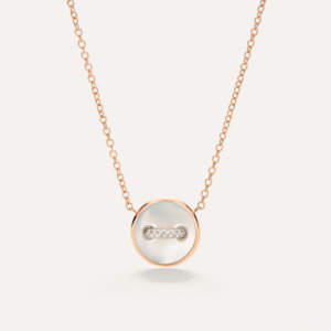 Pomellato Necklaces: Pomellato Pom Pom Dot Mother of Pearl Diamond Necklace