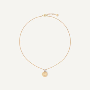 Marco Bicego Necklaces: Marco Bicego Africa 18k Gold Ball Necklace with Diamond Detail