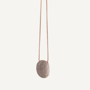 Al Coro Dolce Vita Diamond Pendant in 18k Rose Gold