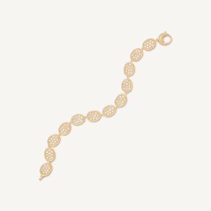 Marco Bicego Bracelets: Marco Bicego Lunaria Diamond Pavé Diamond Bracelet in 18k Gold