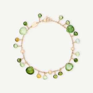 Marco Bicego Bracelets: Marco Bicego Paradise Green Tourmaline Gemstone Bracelet in 18k Gold